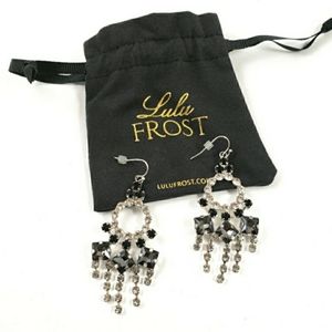 NEW Lulu Frost Crystal Chandelier Dangle Drop Earrings